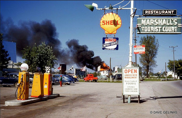 Wonderful Color Photographs That Show What Gas Stations Looked Like in the U.S From the 1950s and 1960s_Ha