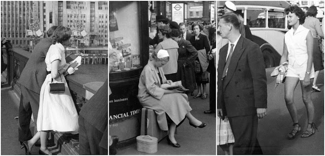55 Fascinating Black and White Photographs Capture Street Scenes of London in the Summer of 1954_Ha